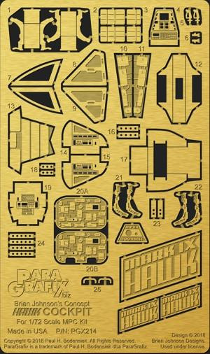 Maquette MPC Eagle 1/72 Avec Figurine Alan Carter + Set Paragrafix Hawk Mk IX 1/72