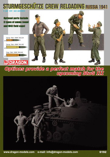 グランドディスタンス　Reolutition soldiers 1/35 Dragon STURMGESCHUTZE CREW RELOADING (RUSSIA 1941) - Squadron.com