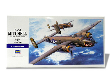ハセガワ1/72 スケール軍用モデルキット 25個セット hsg00546-172-hasegawa-b-25j-