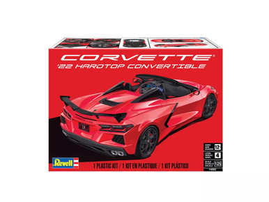 1/25 Carerra Revell '22 Corvette C8 Hardtop Convertible Plastic