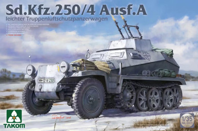 1/35 Takom Sd.Kfz.250/4 Ausf.A German Halftrack Plastic Model Kit