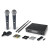 Phenyx Pro PTU-71A Dual Handheld UHF Wireless Microphone System with 2x100 channels