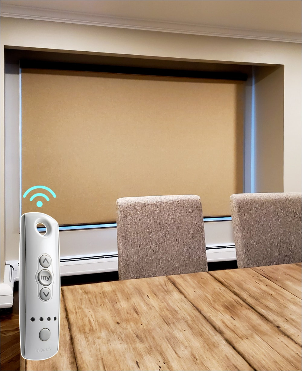 Somfy's New Roll Up 28 WireFree™ RTS Li-ion Offers a Rechargeable Motorized  Window Covering Solution for Any Budget – rAVe [PUBS]