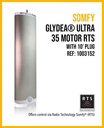 SOMFY Track Glydea Ultra 35 RTS Motorized Drapery Track System (MPN  #1001615/#1003152)