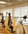 5% Openness Indoor EZRise Cordless Solar Shades For Commercial Fitness Center