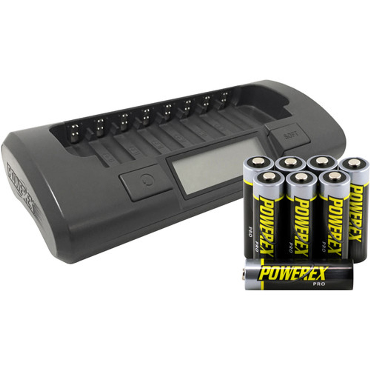Powerex Mh C800s Charger With 8 Pro Aa Nimh Batteries Maha Energy