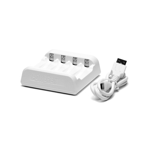 Powerex MH-C401U USB Smart Charger + 4 Powerex PRO AA (2nd Gen)