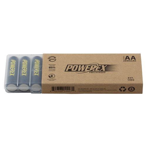 4 piles AAA Maha Powerex préchargées - blister - 950mAh - AAA - NiMH - Piles  rechargeables