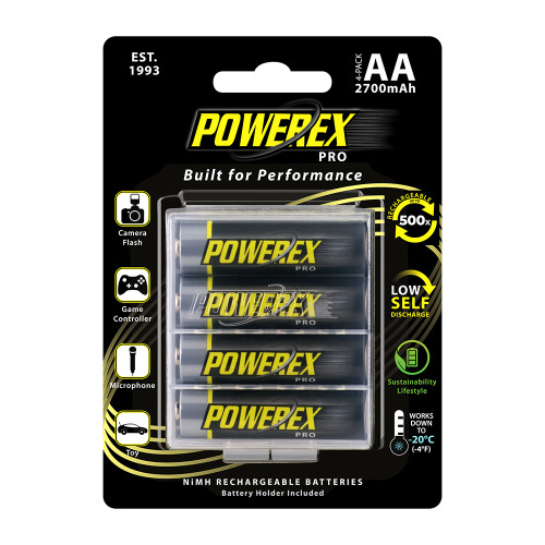 Powerex PRO AA Batteries 4-Pack | Powerex by Maha Energy