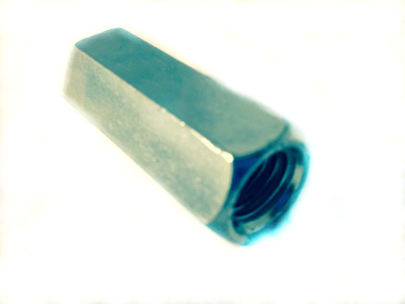 Nut, Zinc Hex Coupling (1/2" - 13 x 1-3/4")