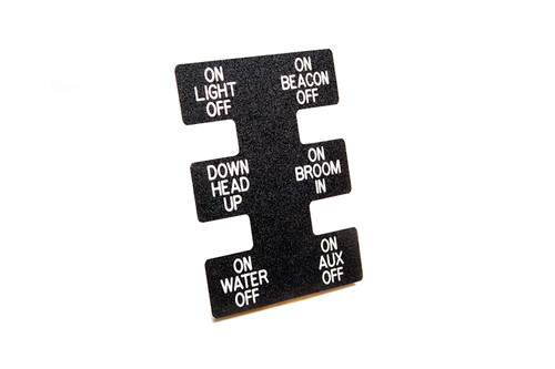 Label, Control Panel (400DX)