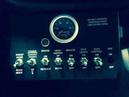 Label, Control Panel (Osprey)