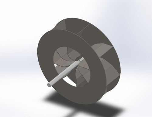 Fan, Turbine 24" curved blades (Fits Raptor 2 gas and Osprey 2)