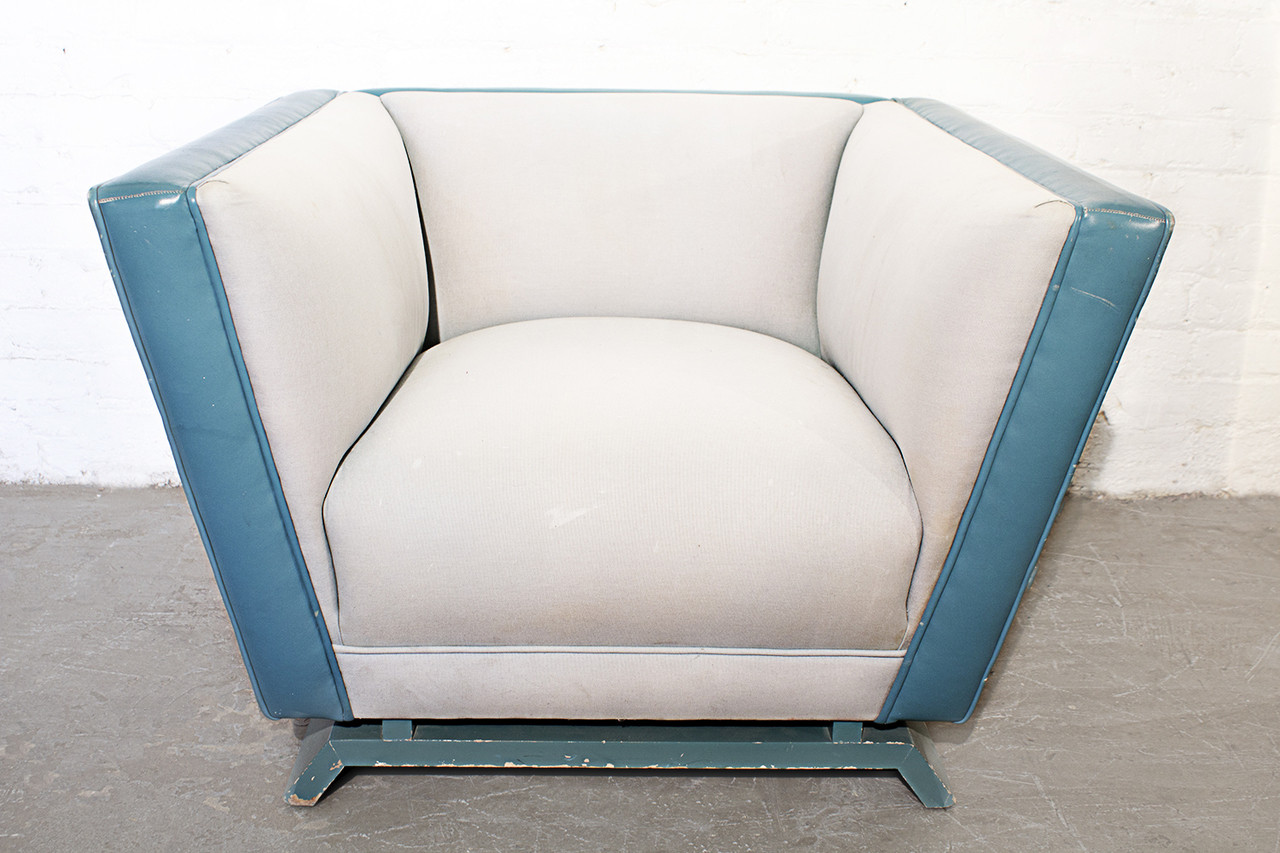 art nouveau lounge chair