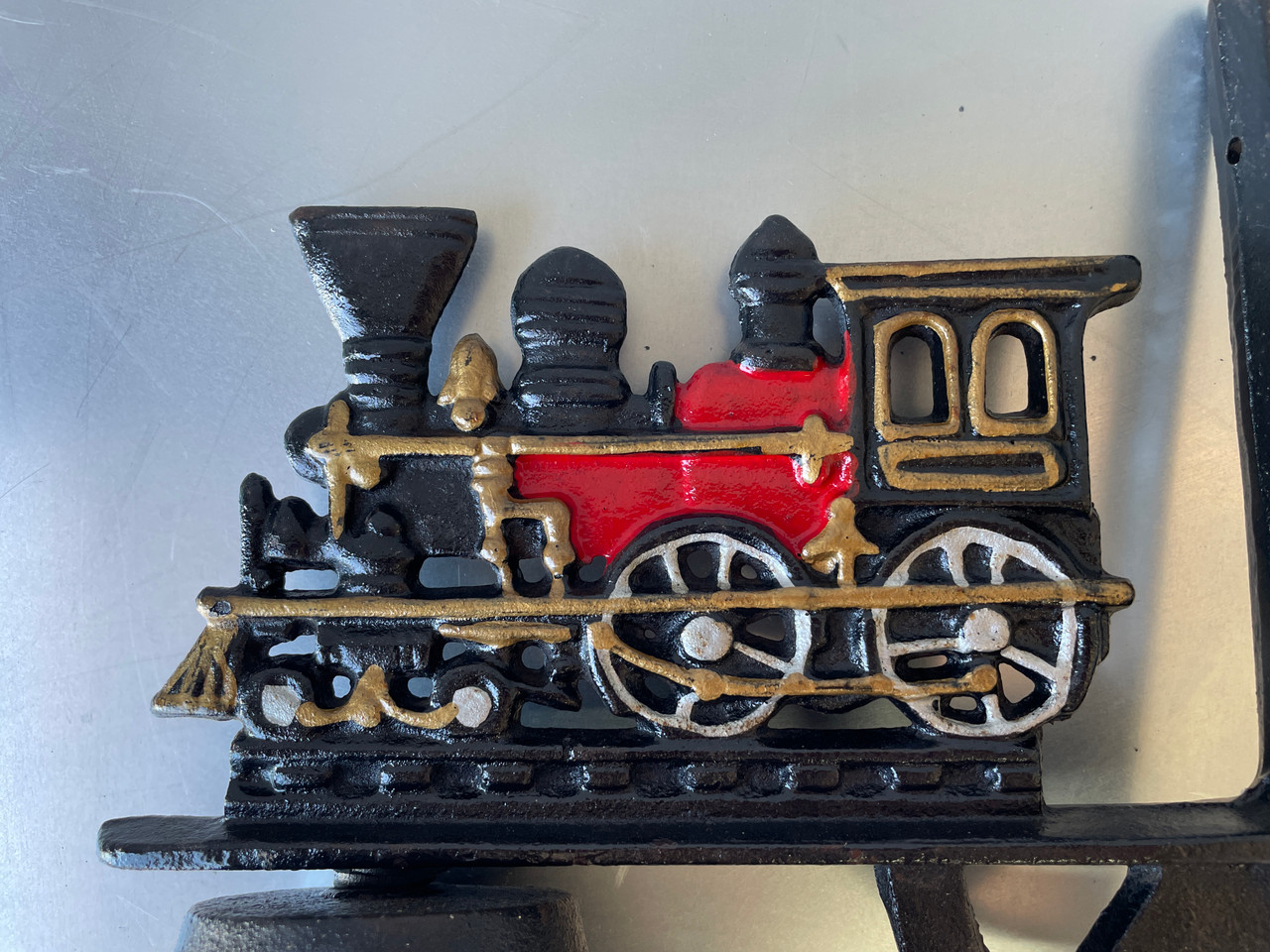Antique Cast Iron Train Bell - Rehab Vintage Interiors