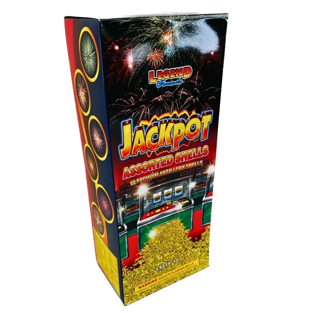 Jackpot Assorted Artillery Shells - Legend Brand Fireworks