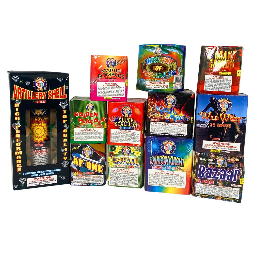 Pro Pac #1 - Brothers Pyrotechnics Brand Fireworks