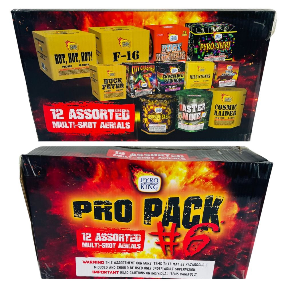 Pro Pac #6 - Pyro King Brand Fireworks