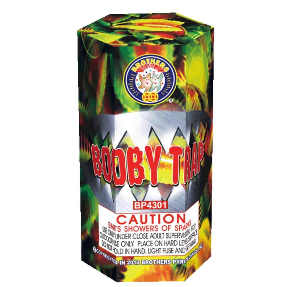 Booby Trap Fountain - Brothers Pyrotechnics Brand Fireworks