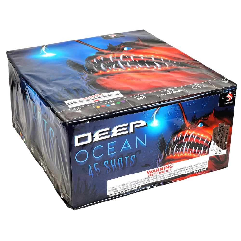 Deep Ocean 45 shot 500 Gram Cake - Fox Brand Fireworks