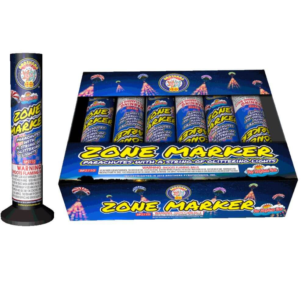 Zone Marker Parachute Brothers Pyrotechnics Brand Fireworks