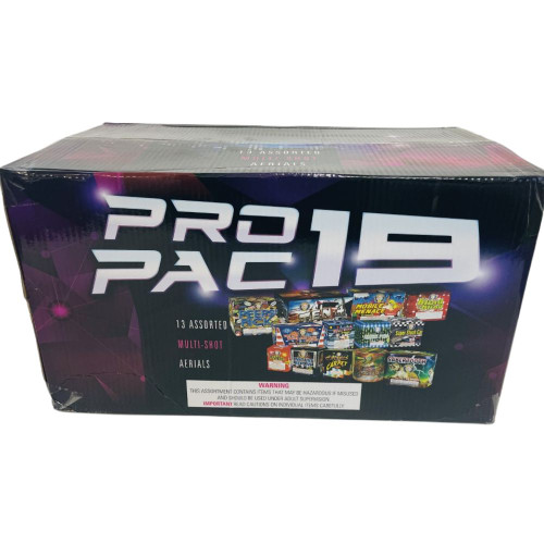 Rainbow in a Box 19 shot 500 Gram Cake -Brothers Pyrotechinics