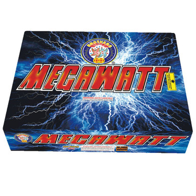 Megawatt 295 shot 500 Gram Cake - Brothers Pyrotechnics Brand