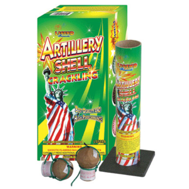 Legend Crackling Artillery Shells - Legend Brand Fireworks