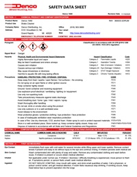 Denco 1940 Safety Data Sheet
