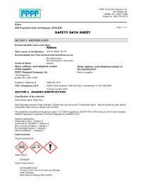 Safety Data Sheet