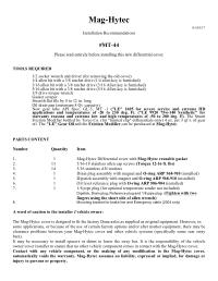 Installation Instructions