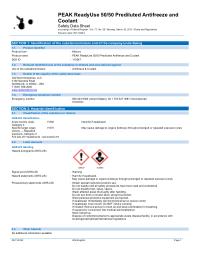 Safety Data Sheet