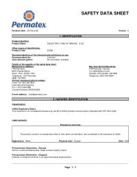 Safety Data Sheet