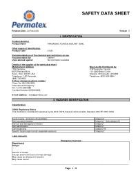 Safety Data Sheet