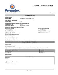 Safety Data Sheet