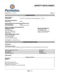 Safety Data Sheet