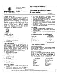 Technical Data Sheet