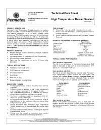 Technical Data Sheet