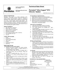 Technical Data Sheet