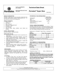 Technical Data Sheet