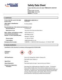 Safety Data Sheet