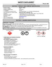 Safety Data Sheet