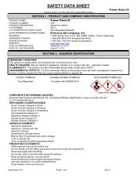 Safety Data Sheet