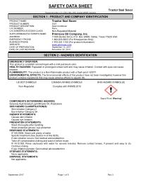 Safety Data Sheet