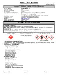 Safety Data Sheet