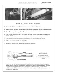 INSTRUCTION SHEET