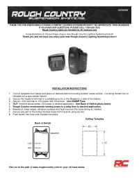 INSTRUCTION SHEET