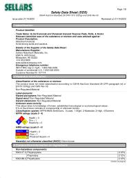 Safety Data Sheet