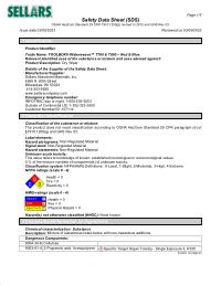 Safety Data Sheet