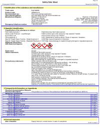 Safety Data Sheet